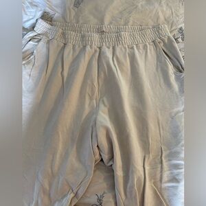 Nuuds Cream sweat Pants XXXL